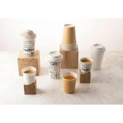Beker van karton coffee tea cappuccino - Set van 2.500 - Matfer Flo