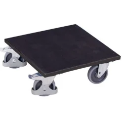 Meubelroller met ribbelrubber bodem - Draagvermogen 400 kg - Variofit