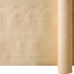 Tafelkleed papier damast in kleur op rol van 25 meter_Matfer